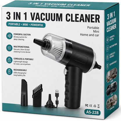 3 in 1 Mini Vacuum Blower